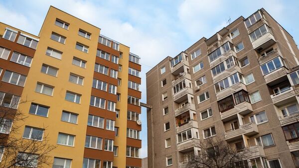 Многоэтажные дома в Вильнюсе, архивное фото - Sputnik Литва