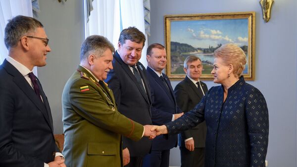 Встреча Государственного совета по обороне Литвы под руководством президента Дали Грибаускайте, 8 января 2019 - Sputnik Lietuva