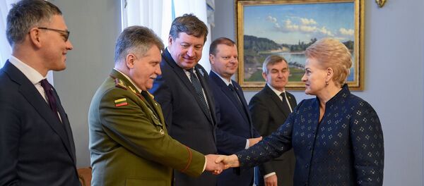 Встреча Государственного совета по обороне Литвы под руководством президента Дали Грибаускайте, 8 января 2019 Встреча Государственного совета по обороне Литвы под руководством президента Дали Грибаускайте, 8 января 2019 - Sputnik Lietuva