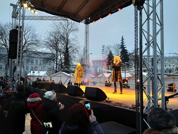 Празднование православного Рождества Христова в Вильнюсе
