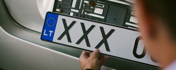 Номерные знаки в Литве - Sputnik Литва