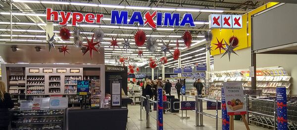Гипермаркет Maxima в тц Akropolis в Вильнюсе Гипермаркет Maxima в тц Akropolis в Вильнюсе - Sputnik Lietuva
