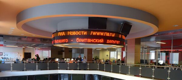 Один из ньюсрумов международного информационного агентства Россия сегодня. Один из ньюсрумов международного информационного агентства Россия сегодня. - Sputnik Lietuva
