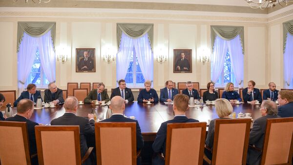 Президент Литовской Республики Даля Грибаускайте встретилась с участниками Снежной встречи - Sputnik Lietuva