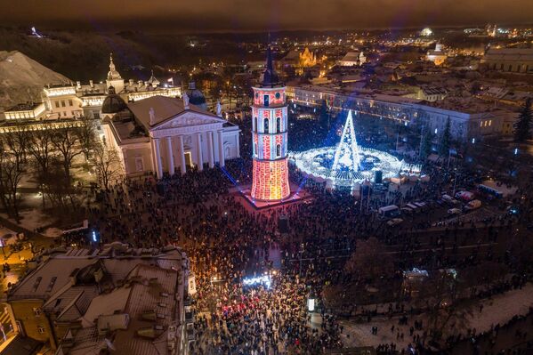 Как прошли рождественские и новогодние праздники в Вильнюсе - Sputnik Литва