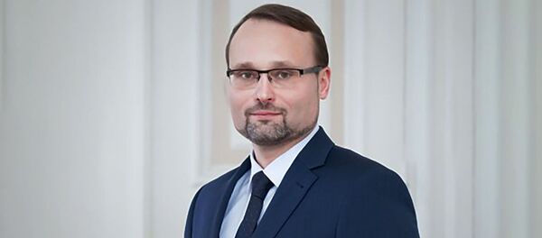 Министр кульутры Литвы Миндаугас Кветкаускас Министр кульутры Литвы Миндаугас Кветкаускас - Sputnik Литва