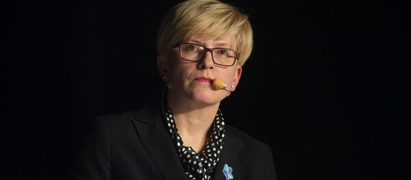 Дебаты кандидатов в президенты в Университете Витовта Великого, парламентарий Ингрида Шимоните - Sputnik Литва