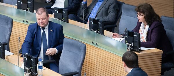 Премьер-министр Литвы Саулюс Сквернялис, архивное фото - Sputnik Литва