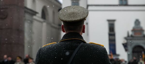 Литовский военнослужащий, архивное фото Литовский военнослужащий, архивное фото - Sputnik Литва
