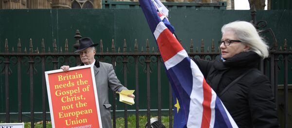 Акция против Brexit в Лондоне, архивное фото - Sputnik Литва