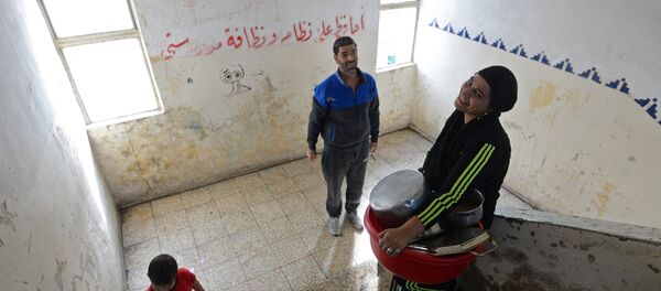 Лагерь беженцев в Дамаске - Sputnik Lietuva