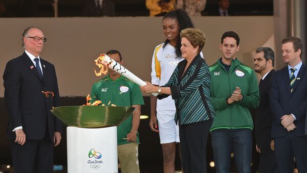 Президент Бразилии Дилма Роуссефф - Sputnik Lietuva