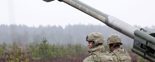 Военные учения НАТО Operation Summer Shield на полигоне Адажи в Латвии, архивное фото - Sputnik Литва