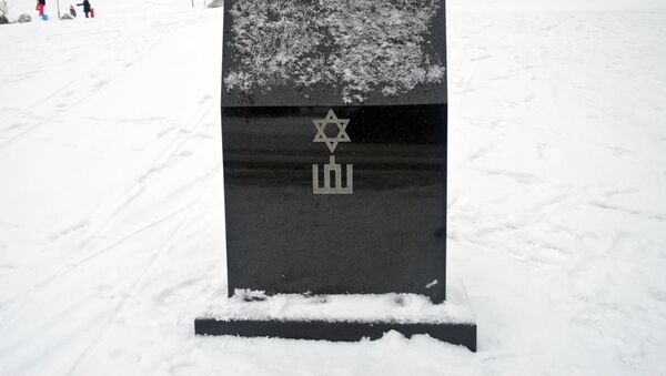 Памятник жертвам еврейского гетто в Вильнюсе, архивное фото - Sputnik Литва