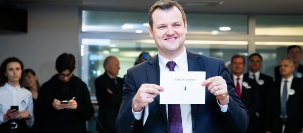 Глава Социал-демократической партии Литвы Гинтаутас Палуцкас, архивное фото - Sputnik Литва