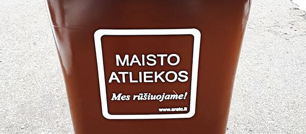 Maisto atliekų rūšiavimas Maisto atliekų rūšiavimas - Sputnik Lietuva