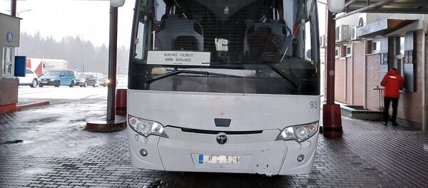 Автобус с контрабандой конопли - Sputnik Литва