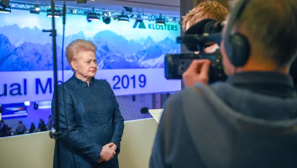 Dalia Grybauskaitė Pasaulio ekonomikos forume Davose - Sputnik Lietuva