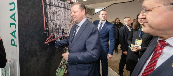 Саулюс Сквернялис на туристической выставке Саулюс Сквернялис на туристической выставке - Sputnik Lietuva