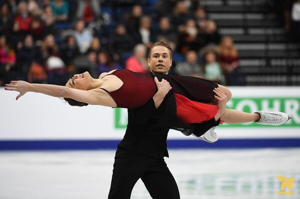 Саулюс и Эллисон – в дюжине сильнейших после короткого танца - Sputnik Литва