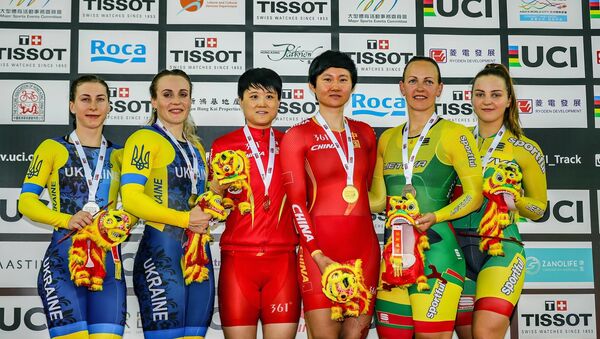 Пятый этап Кубка мира по велоспорту в Гонконге - Sputnik Литва