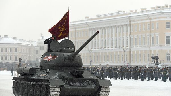 Paradas, skirtas 75-osioms Leningrado blokados nutraukimo metinėms, 2019 metų sausio 27 diena - Sputnik Lietuva