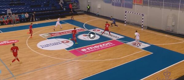 Историческая победа литовской сборной по футзалу - Sputnik Литва