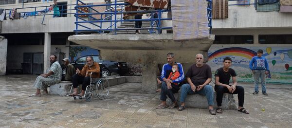 Лагерь беженцев в Дамаске - Sputnik Литва