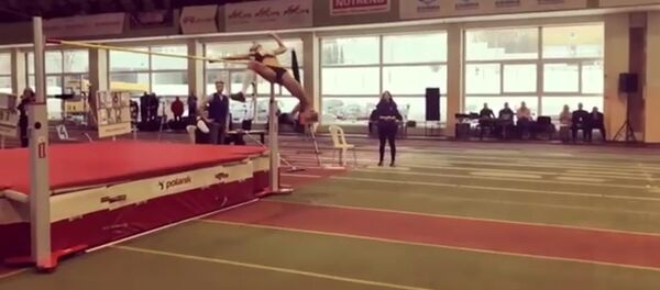 Выступление литовской прыгуньи Айрине Пальшите - Sputnik Литва