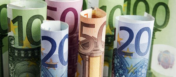 Банкноты евро, архивное фото - Sputnik Литва