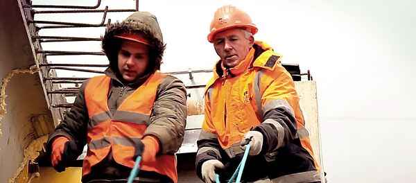 Kauno Tiltai darbuotojai Kauno Tiltai darbuotojai - Sputnik Lietuva