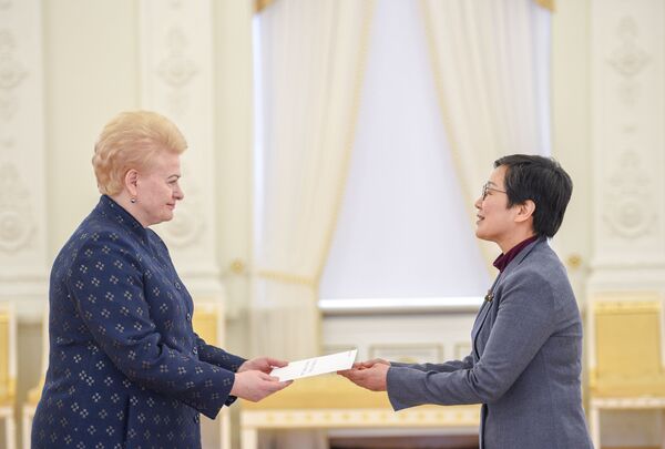 Grybauskaitė: SGD terminalas sutvirtino Lietuvos ir Pietų Korėjos santykius Grybauskaitė: SGD terminalas sutvirtino Lietuvos ir Pietų Korėjos santykius - Sputnik Lietuva