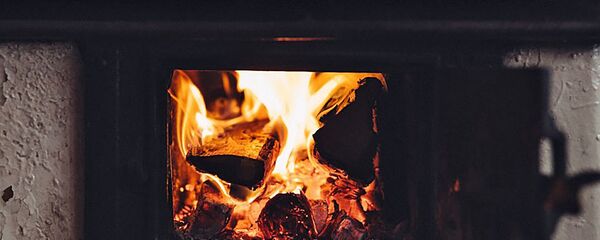 Дрова, горящие в печи - Sputnik Литва