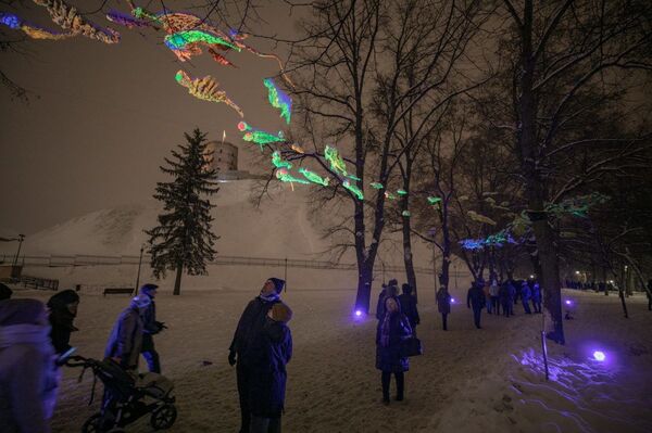Pirmąjį Vilniaus šviesų festivalį aplankė per 130 tūkst žmonių Pirmąjį Vilniaus šviesų festivalį aplankė per 130 tūkst žmonių - Sputnik Lietuva