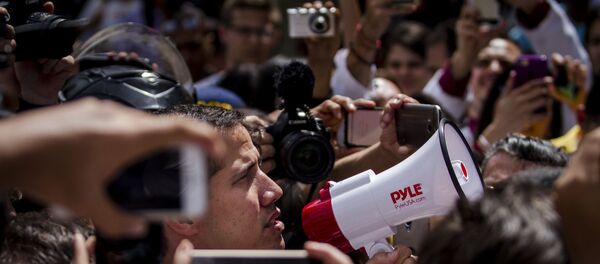 Митинг оппозиции в Каракасе Митинг оппозиции в Каракасе - Sputnik Lietuva