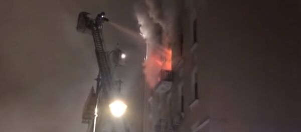 Maskvoje, name, kuriame gyvena Dapkunaitė, įvyko gaisras Maskvoje, name, kuriame gyvena Dapkunaitė, įvyko gaisras - Sputnik Lietuva