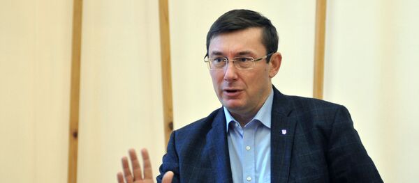 Председатель Блока Петра Порошенко Юрий Луценко Председатель Блока Петра Порошенко Юрий Луценко - Sputnik Lietuva