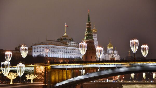 Кремль, зима, архивное фото - Sputnik Lietuva