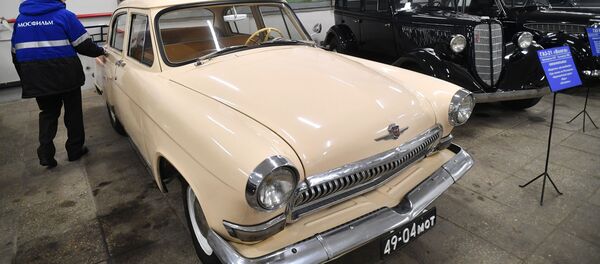 Автомобили в музее киноконцерна Мосфильм Автомобили в музее киноконцерна Мосфильм - Sputnik Lietuva