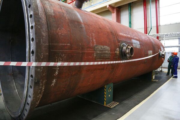 Работы по капитальному ремонту агрегатов в машинном зале Кольской АЭС Мурманской области - Sputnik Lietuva