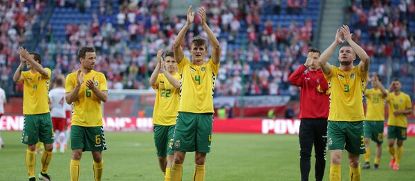 Сборная Литвы по футболу, архивное фото - Sputnik Литва
