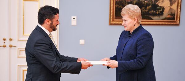 Андрюс Пулокас посол Литвы в Беларуси - Sputnik Литва