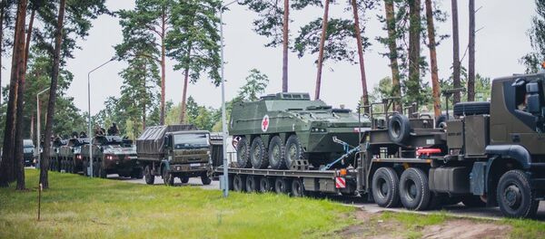 3-й ротационный батальон 69-го вооруженного полка из Польши прибыл в Литву - Sputnik Lietuva
