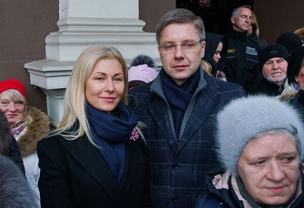 В Латвии прошла акция в поддержку мэра Риги - Sputnik Литва