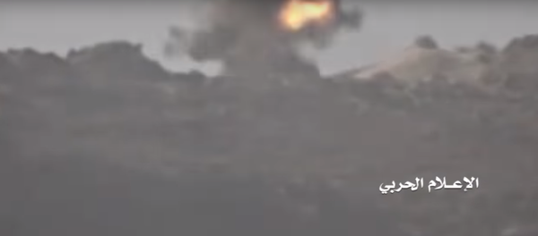 В Сети появилось видео ракетной атаки на танк Т-34 в Йемене - Sputnik Lietuva