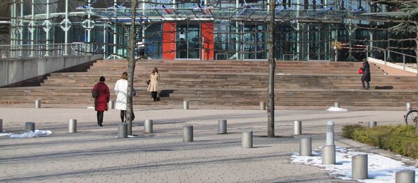 Центральный вход Европейского суда по правам человека, архивное фото - Sputnik Литва