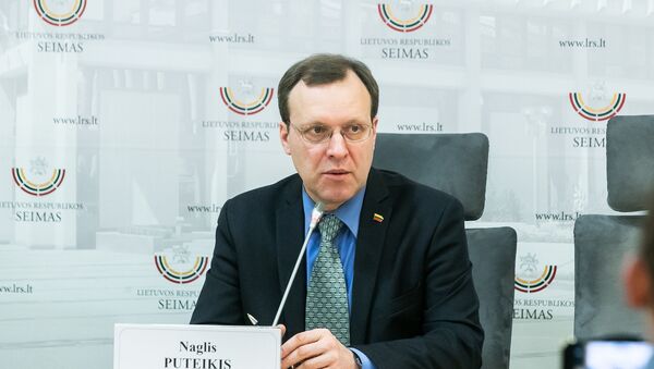 Депутат Сейма Наглис Путейкис, архивное фото - Sputnik Литва