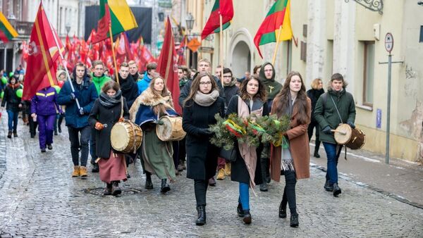 День восстановления Литовского государства, шествие, архивное фото - Sputnik Lietuva