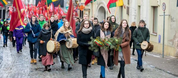 День восстановления Литовского государства, шествие, архивное фото День восстановления Литовского государства, шествие, архивное фото - Sputnik Lietuva