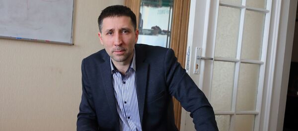 Руководитель Фронта народной власти (Tautas varas fronte), руководитель Фонда Латвийской академии наук Валентин Еремеев Руководитель Фронта народной власти (Tautas varas fronte), руководитель Фонда Латвийской академии наук Валентин Еремеев - Sputnik Литва